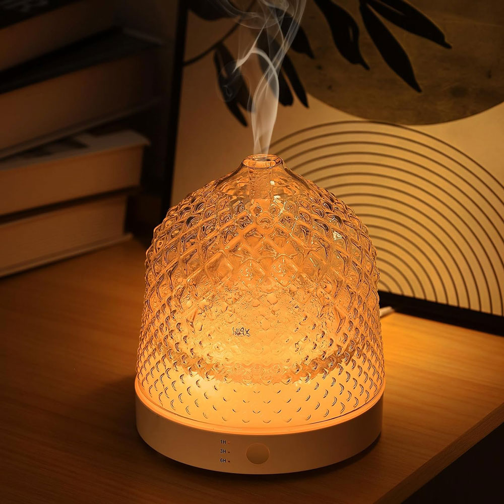 Home Fragrance Electric Diffuser - Electric Glass Ultrasonic Aroma Diffuser 200ML
