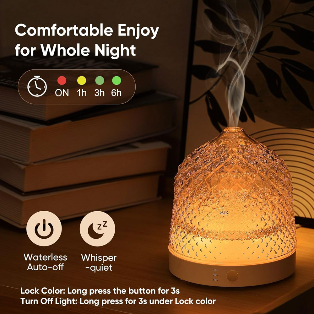 Electric Glass Ultrasonic Arom - огляд і ціна Home Fragrance Electric Diffuser