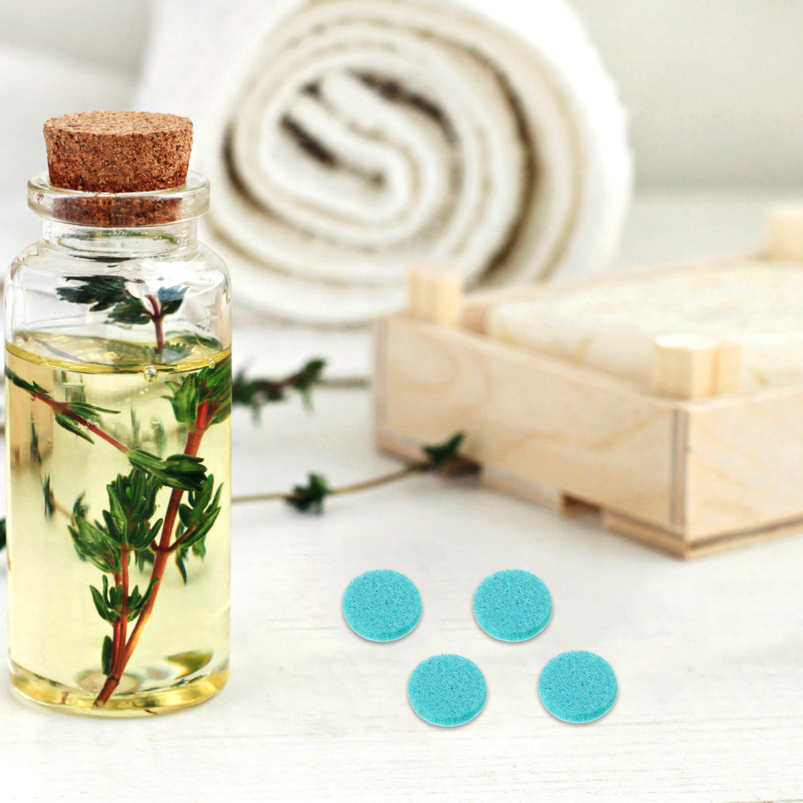50Pcs Round Cellucotton Aroma  - огляд і ціна Car Vent Diffuser