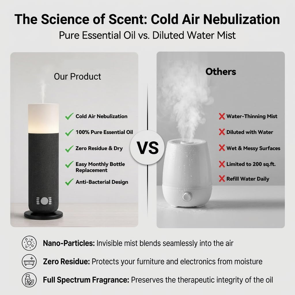 NAMSTE 120ML Tower Scent Diffu - огляд і ціна Home Fragrance Diffuser Electric